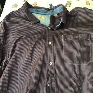 Tommy Bahama, Burgundy (Stripes), Long Sleeve, XX-Large,